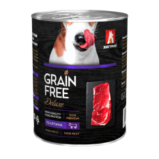 Зоогурман "GRAIN FREE" Телятина д/с ж/б 350гр