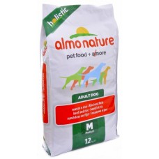 Almo Nature Для взрослых собак Средних пород с говядиной (Holistic - M - Maintenance Beef) 746 | Medium Adult Beef and Rice Holistic, 12 кг