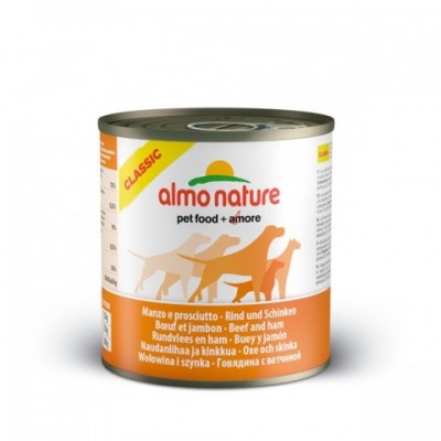 Almo Nature Консервы для Собак с Говядиной и Ветчиной (HFC - Natural - Beef with Ham ) 5525, 0,29 кг