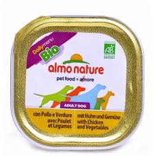 Almo Nature Паштет для Собак с Курицей и овощами (Biorganic - with Chicken and Vegetables) 300, 0,1 кг