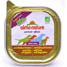 Almo Nature Паштет для Собак Био-меню с Телятиной и овощами (Biorganic - with Veal and Vegetables) 335, 0,3 кг