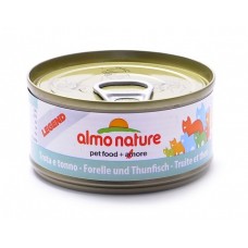 Almo Nature Консервы для Кошек с Форелью и Тунцом 75% мяса (HFC - Jelly - Trout and Tuna) 9036H, 0,07 кг