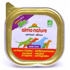 Almo Nature Паштет для Собак с Говядиной и овощами (Biorganic - with Beef and Vegetables) 303, 0,1 кг