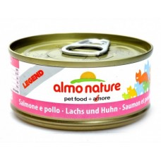 Almo Nature Консервы для Кошек с Лососем и Курицей (HFC - Jelly - Salmon and Chicken) 9030H, 0,07 кг