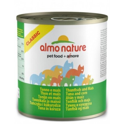 Almo Nature ВИА Консервы для кошек с Тунцом и кукурузой (Classic HFC Tuna and Corn) 5157, 0,28 кг