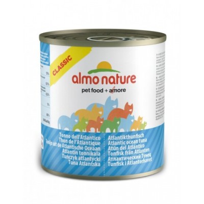 Almo Nature Консервы для кошек с Атлантическим тунцом (HFC - Natural - Atlantic Tuna) 5156, 0,28 кг