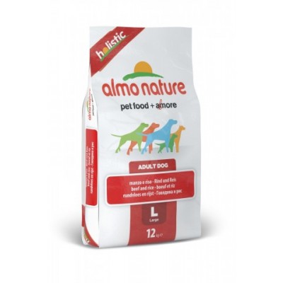 Almo Nature Для взрослых собак Крупных пород с говядиной (Holistic - L - Maintenance Beef) 766, 12 кг