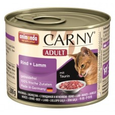 Animonda Консервы для кошек с говядиной и ягненком (Carny Adult) 83553, 0,2 кг