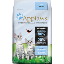 Applaws Беззерновой для Котят "Курица/Овощи: 80/20%" (Dry Cat Kitten), 7,5 кг