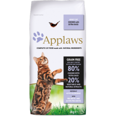 Applaws Беззерновой для Кошек "Курица и Утка/Овощи: 80/20%" (Dry Cat Chicken with Duck), 7,5 кг