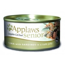 Applaws Кусочки в желе для Пожилых кошек с Тунцом и Сардинками (Senior Cat Tuna with Sardine in Jelly) 1031CE-A, 0,07 кг