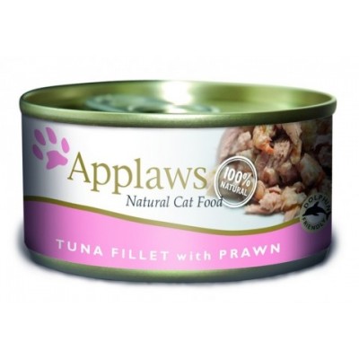 Applaws Консервы (банка) для Кошек с филе Тунца и Креветками (Cat Tuna Fillet & Prawn) 1008CE-A, 0,07 кг