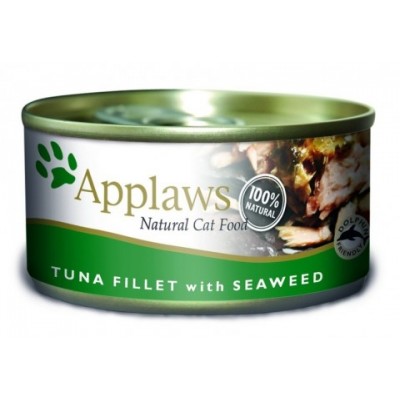 Applaws Консервы для Кошек с филе Тунца и морской капустой (Cat Tuna Fillet & Seaweed) 1009CE-A, 0,07 кг