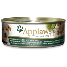 Applaws Консервы для Собак с Курицей, Говядиной, Печенью и овощами (Dog Chicken, Beef, Liver & Veg) 3006CE-A, 0,156 кг