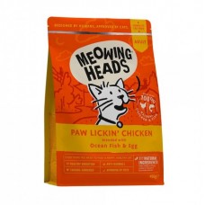 Barking Heads Для Взрослых кошек с Курицей и рисом "Куриное наслаждение" (Paw Lickin’ Chicken 450g) MCK450 | Paw Lickin’ Chicken 450g, 0,45 кг