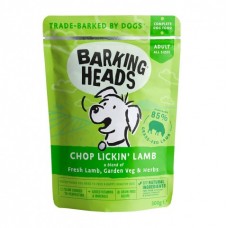 Barking Heads Консервы Паучи для собак с ягненком "Мечты о ягненке" (Chop Lickin’ Lamb 300g) BWLM300 | Chop Lickin’ Lamb 300g, 0,3 кг