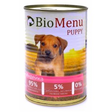 BioMenu PUPPY Консервы д/ЩЕНКОВ Индейка 95%-МЯСО 100гр*24