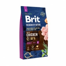 526284 Brit Premium by Nature Adult S д/взрослых собак мелких пород 1кг*10