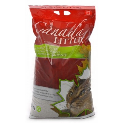 Canada Litter Канадский комкующийся наполнитель "Запах на Замке", без запаха, 12 кг