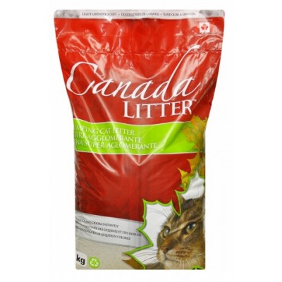 Canada Litter Канадский комкующийся наполнитель "Запах на Замке", аромат лаванды (Scoopable Litter), 18 кг