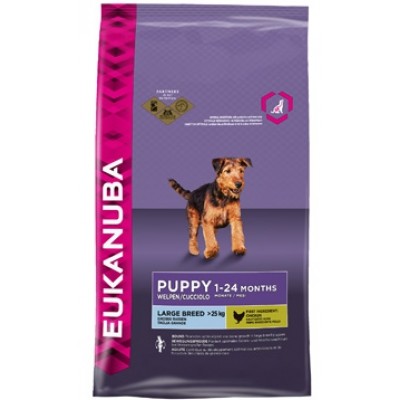 Eukanuba Для щенков крупных пород с курицей (Puppy Large breed) 10137545, 3 кг