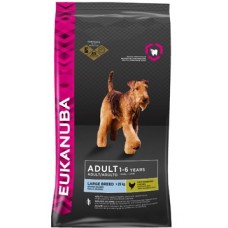 Eukanuba Для взрослых собак крупных пород с курицей (Adult Large breed) 10137543, 15 кг