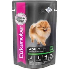 Eukanuba Паучи корм для собак с говядиной в соусе (10151129), 0,1 кг