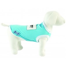 Ferribiella одежда Футболка "Woof!" (голубой) на длину 15 см (T-SHIRT WOOF AZZU) ABF193/15-AZ | T-SHIRT WOOF AZZU, 0,25 кг