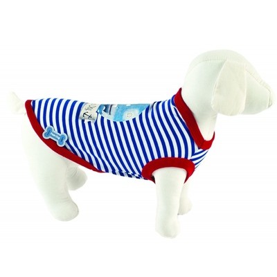 Ferribiella одежда Футболка "Морячок" (синий) на длину 15 см (T-SHIRT OLD SEA DOG BLU) ABF192/15-B | T-SHIRT OLD SEA DOG BLU, 0,25 кг