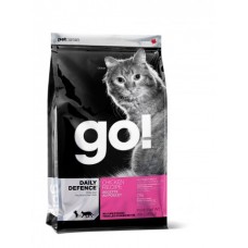 GO! new Для Котят и Кошек с Цельной Курицей, фруктами и овощами (GO! SKIN + COAT Chicken Recipe for Cats 32/20) 32/20, 1,36 кг