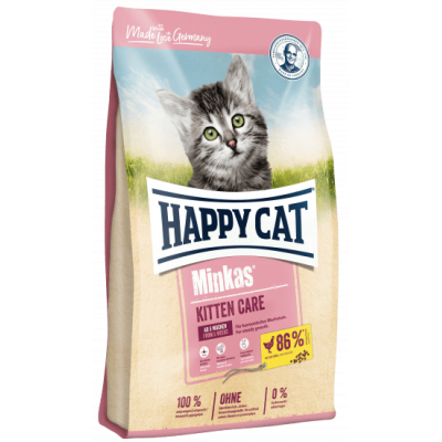 Happy Cat Киттен Минкас для котят - 1,5 кг