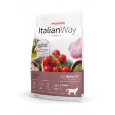 Italian Way Беззерновой корм для кошек с чувствительным пищеварением со свежей уткой (ITALIAN WAY SENSITIVE DUCK) GITWA09040, 0,4 кг