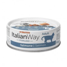 Italian Way Консервы Консервы для стерилизованных кошек с лососем (ITALIAN WAY WET CAT STERILIZED SALMON) UITWA03192, 0,08 кг