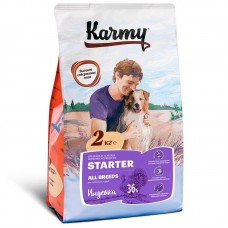 KARMY 6933/5222 сух. Стартер д/щенков, беременных и кормящих сук Индейка 2кг *6