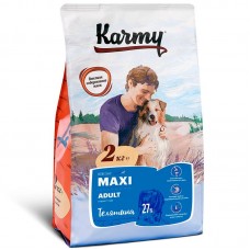 KARMY 7040/5215 сух. Макси Эдалт д/собак крупных пород Телятина 2кг *6