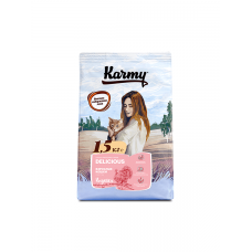 KARMY 7630 сух. Delicious д/взрослых кошек с Индейкой 10кг