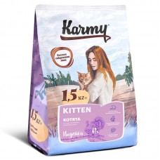 KARMY 6931/5383 сух. Киттен д/котят, беременных и кормящих кошек Индейка 400гр *24