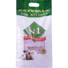 N1 Силикагелевый наполнитель для котят, 5л (Crystals for Kittens) , 2 кг