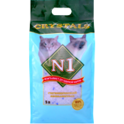 N1 Силикагелевый наполнитель (Crystals), 3 л , 1,21 кг