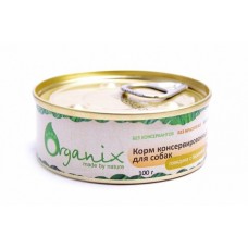 Organix консервы Консервы для собак говядина с бараниной , 0,1 кг