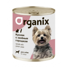 Organix консервы Консервы для собак Кролик с зеленым горошком 22ел16, 0,4 кг