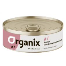 Organix консервы Консервы для собак Кролик с зеленым горошком 22ел16, 0,1 кг
