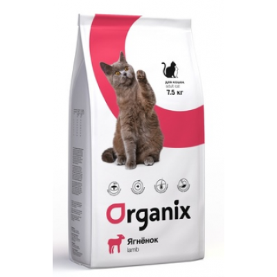 Organix сухой корм Для кошек с ягненком (Adult Cat Lamb) | Adult Cat Lamb, 1,5 кг