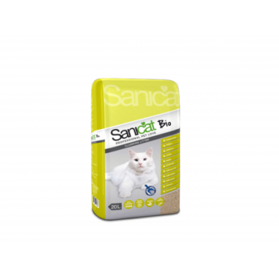 Sani Cat ВИА Комкующийся наполнитель без аромата (Bio 20L) PSANBIO0020L31 | Bio 20L, 21 кг