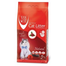 Van Cat Комкующийся наполнитель "100% Натуральный", без пыли, пакет (Natural), 20 кг